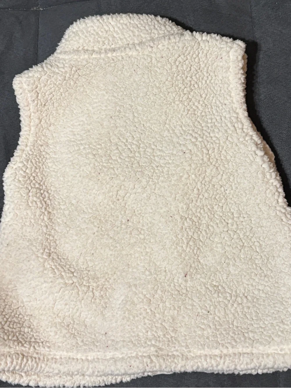 Carter's Cream Sherpa Snap-Front Vest